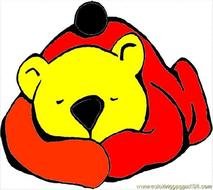 Sleeping Bear Clip Art N17