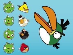 Angry Birds Vectors drawing