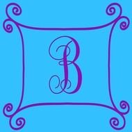 Monogram Letter B drawing
