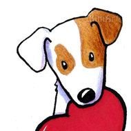 Cartoon Jack Russell Terrier N2