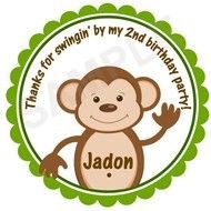 Baby Shower Monkey Clip Art N6