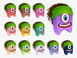 Black Cartoon Characters With Dreadlocks drawing