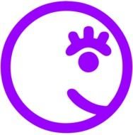 Purple Smiley drawing