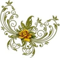 patterns with a yellow flower as a picture for clipart