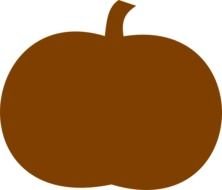 Orange Pumpkin Clip Art N4