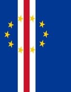 Clip art of Cape Verde Flag