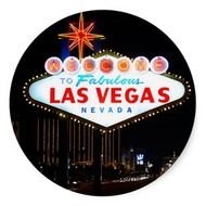 Welcome To Las Vegas Sign At Night