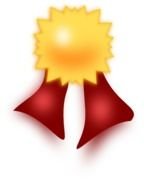 Red Award Ribbon Free Clip Art