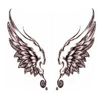 Dark Angel Wings drawing