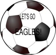 Flaming Soccer Ball Clip Art N12