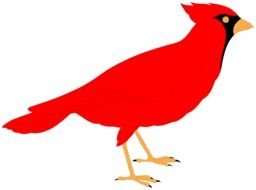 Cardinal Bird Flying Clip Art N2