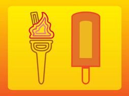Ice Cream Bar Clip Art drawing