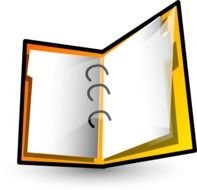 3 Ring Binder Clip Art N6
