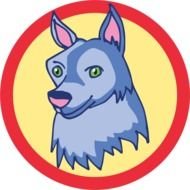 Wolf Head sign drawing