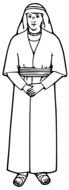 black and white picture of jesus for coloring