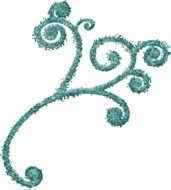 Ä°llustration of Glitter Swirl
