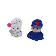 Zhu Pets Baby Outfits Blue Ruffle Dress Polka Dot Pj Cepia