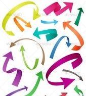 Curly Arrow Clip Art