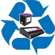 Recyclling of Ink Cartridges, drawing