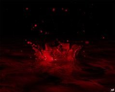 Red blood drop clipart