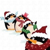 Cute Christmas Penguin Clip Art N6
