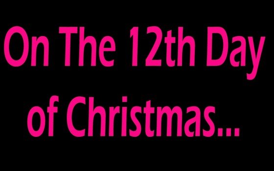 wallpaper on the 12th day of Christmas
