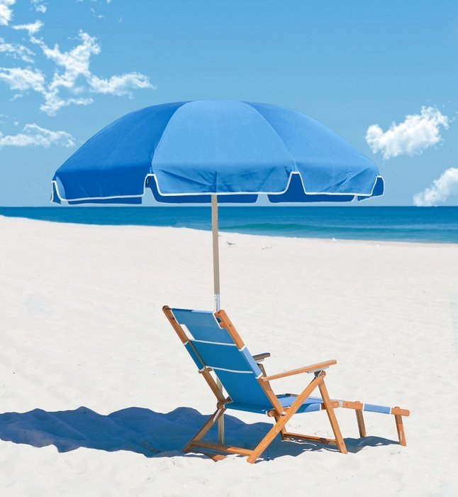 blue Beach Chair drawing