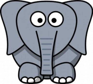Cartoon Elephant Clip Art N59