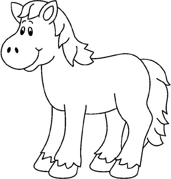 Horse Clip Art Black And White N18