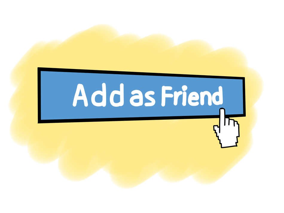 add as friend, banner
