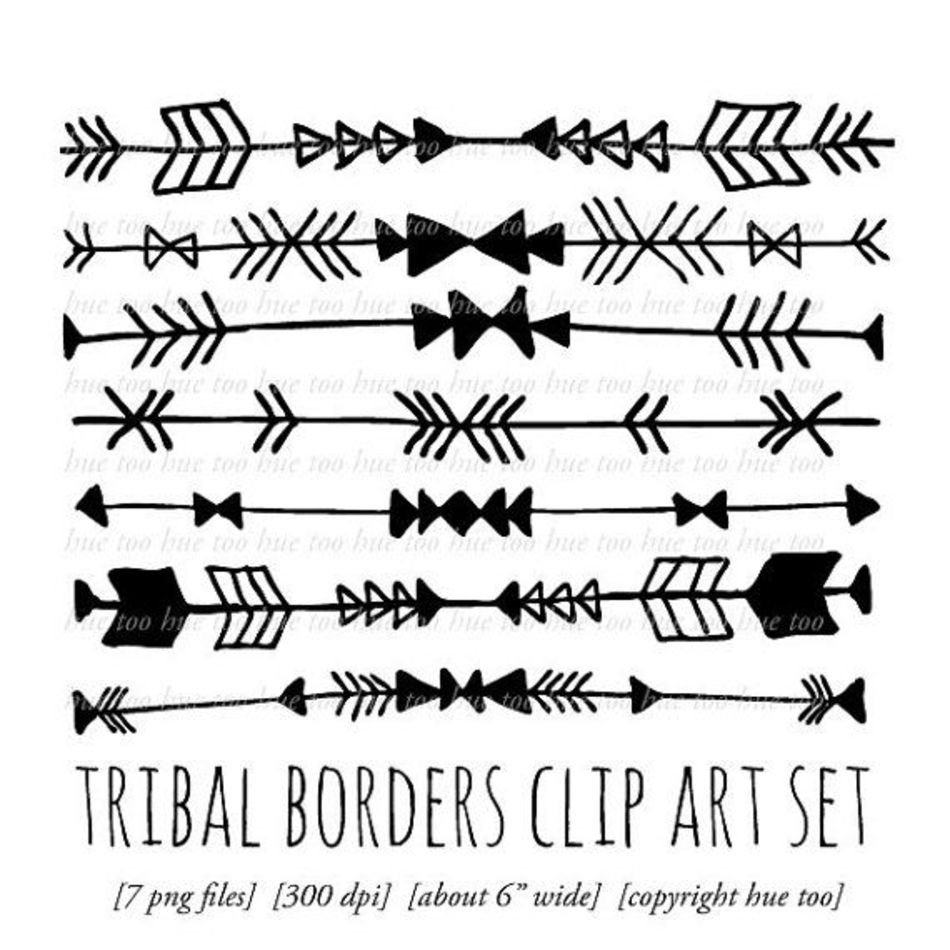 Tribal Borders Clip Art N5