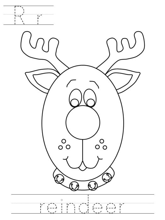 Reindeer Coloring Pages drawing