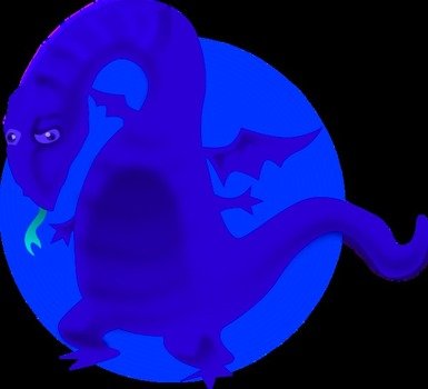 Cartoon Dragon Clip Art N29
