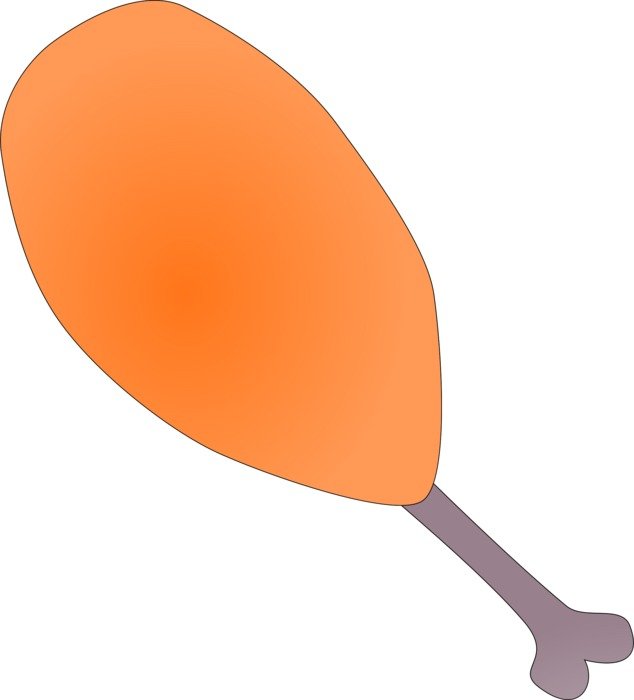 Chicken Leg Clip Art N24