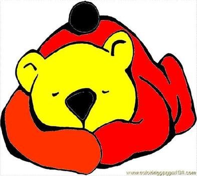Sleeping Bear Clip Art N17