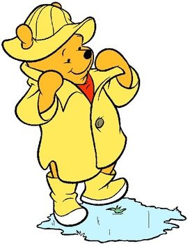 Winnie The Pooh Rain Clip Art