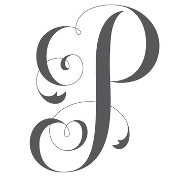 Cool Font Letter P