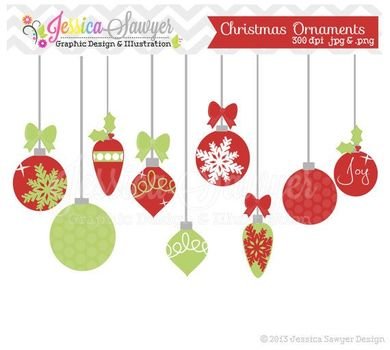 Christmas Ornament Clip Art N76