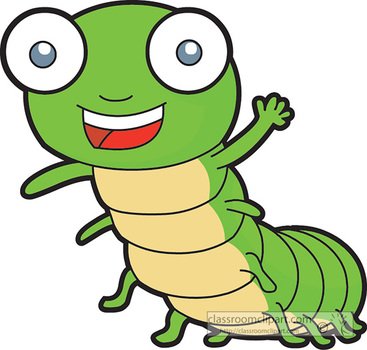Book Worm Cartoon N3