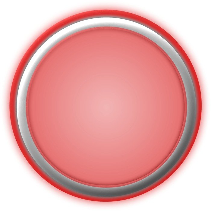 Red Button With Internal Light drawing