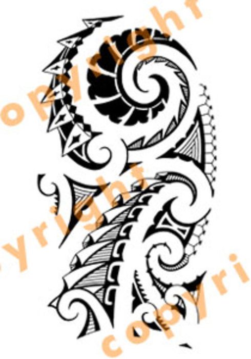 Maori Tribal Tattoo Drawing Designs