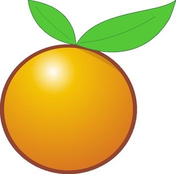 Orange Clip Art N64