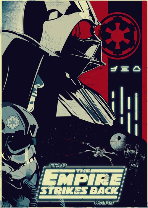 Empire Strikes Back drawing