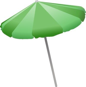 Beach Umbrella Clip Art N62