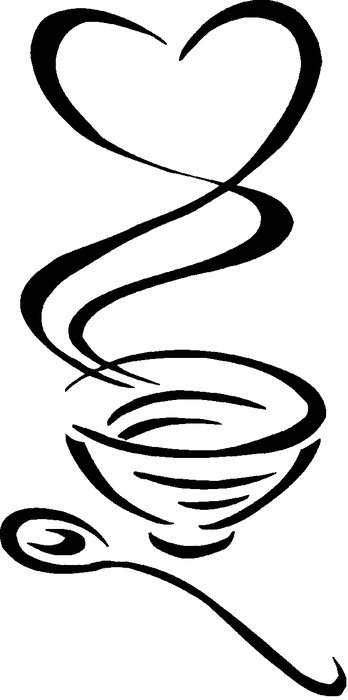 Soup heart drawing