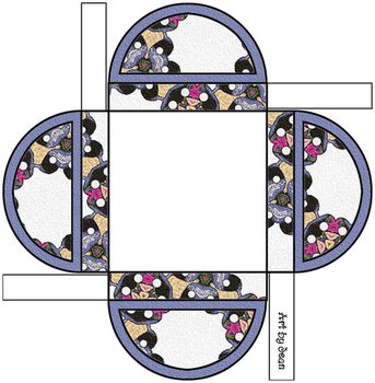 Black And White Gift Box Clip Art N3