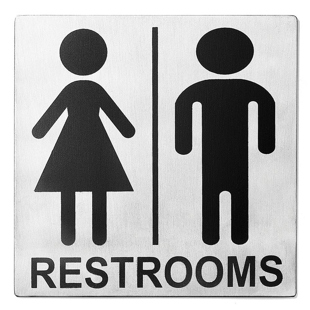 Restroom sign for men and women free image download