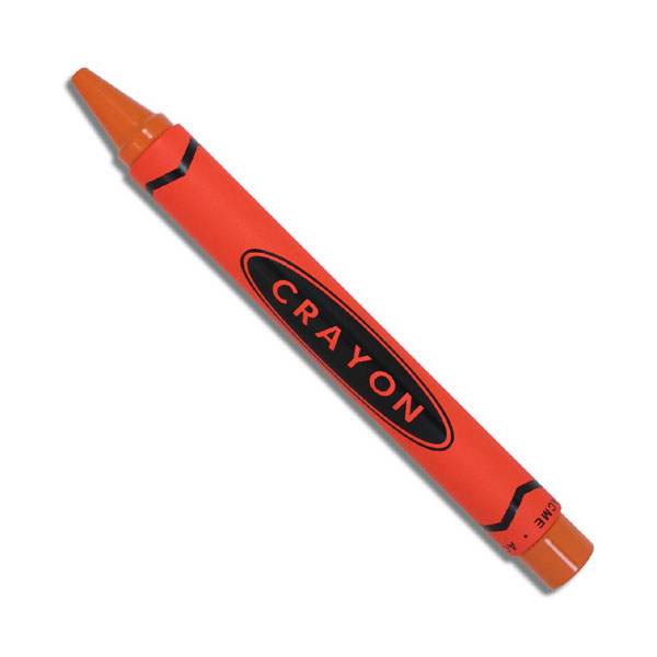 Orange crayon n2 free image download