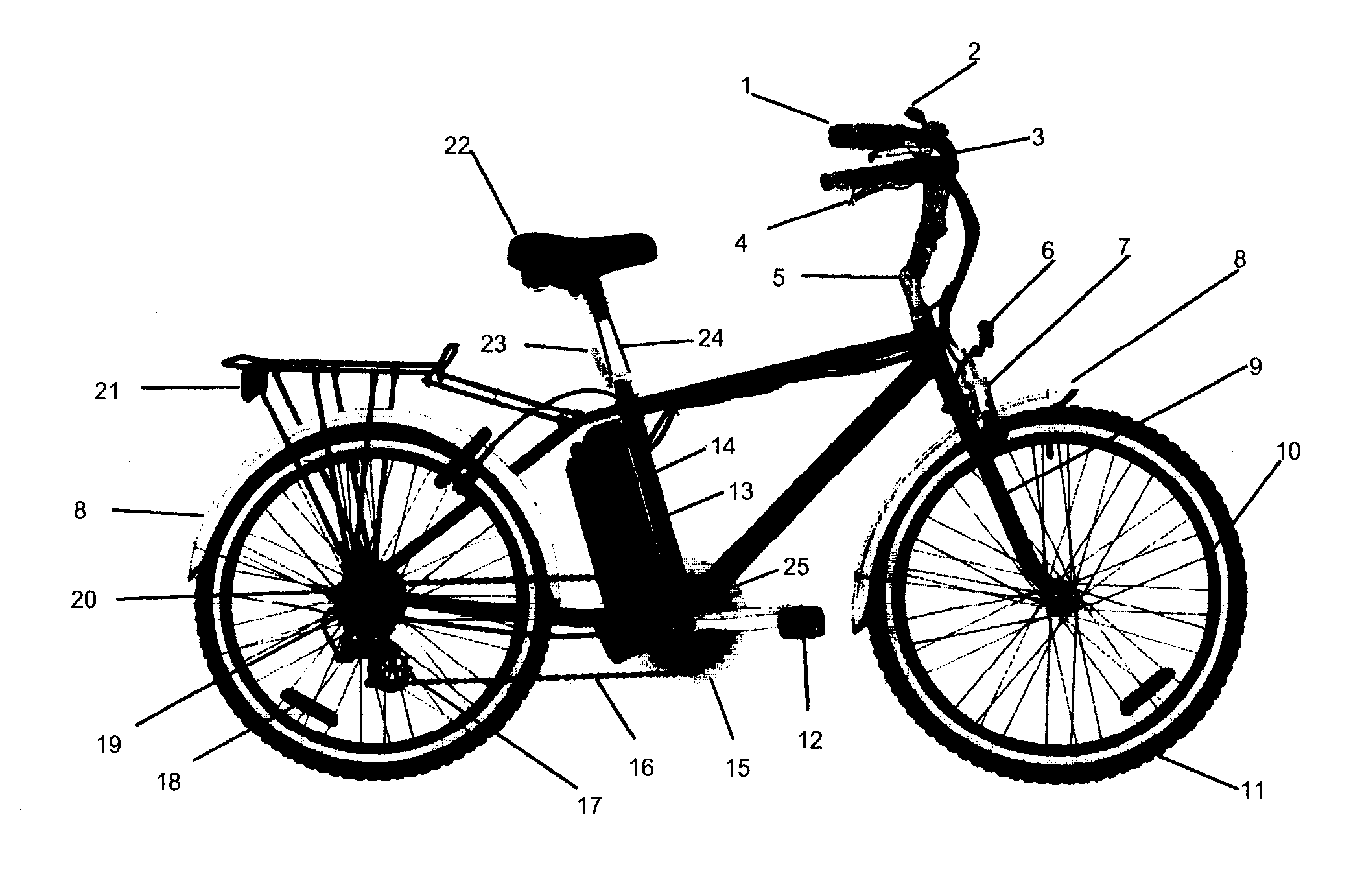 Bicycle Parts Diagram free image download