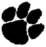 black bear footprint